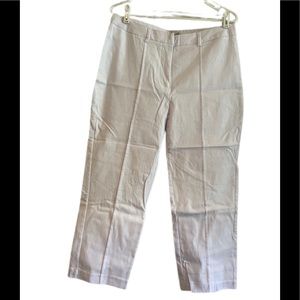 Larry Levine white high rise capris size 12
